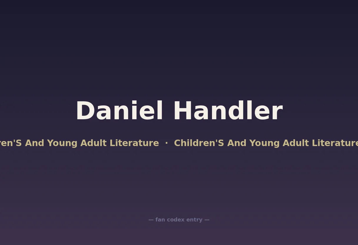 Daniel Handler