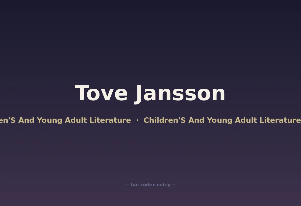 Tove Jansson